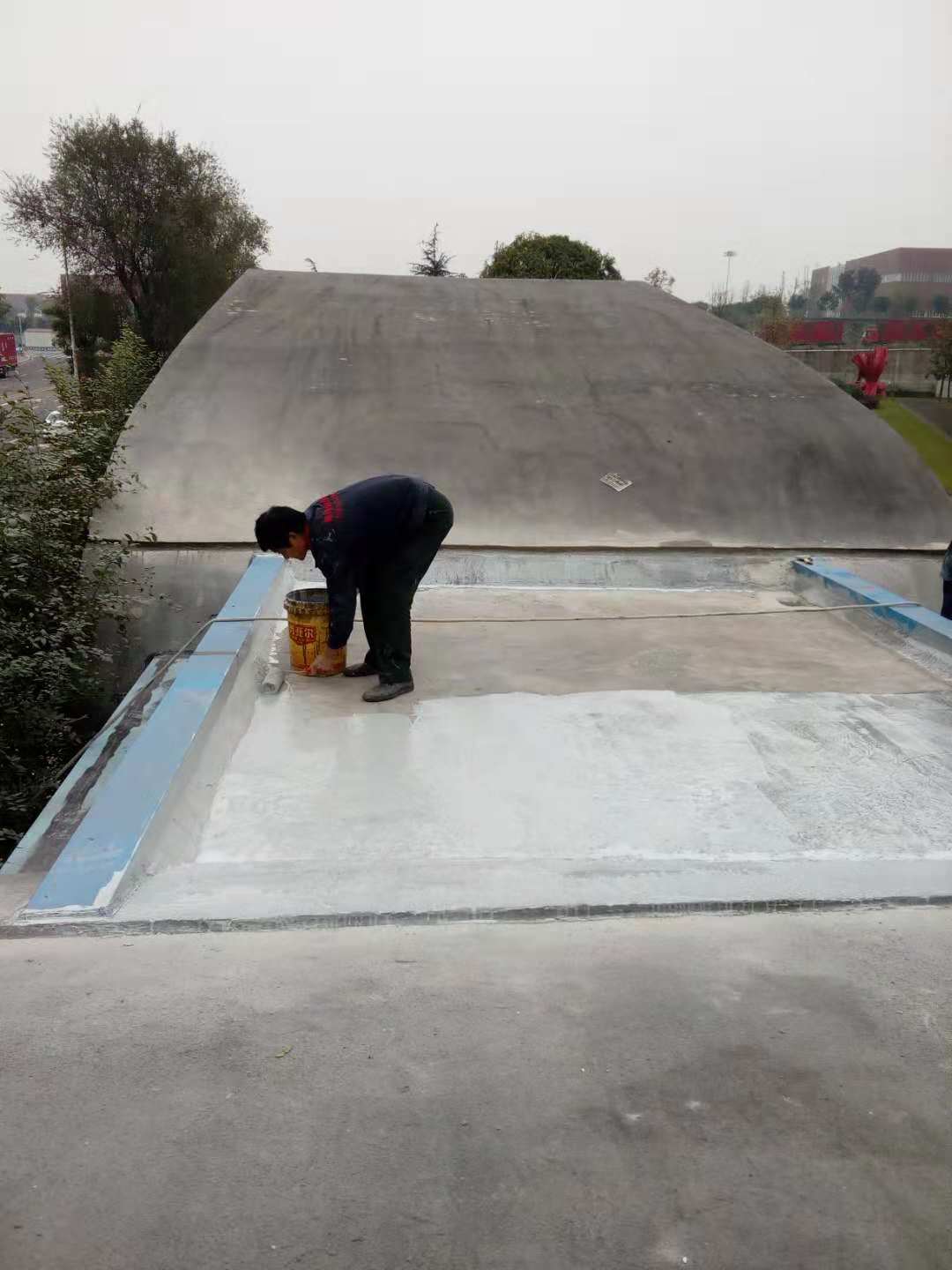 两江航空门卫室屋面防水