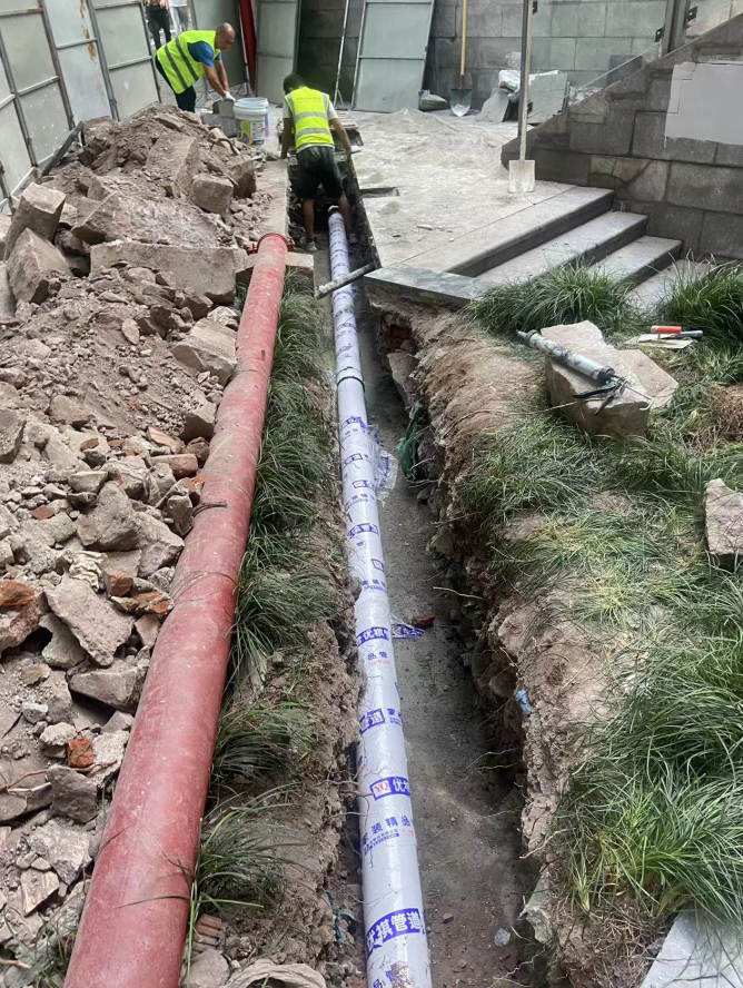 亚太商谷地面沉降处理及雨污混排整改