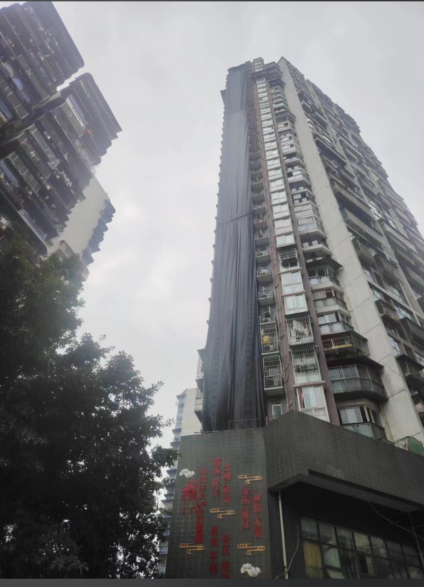 翠景阁外墙排危修复 