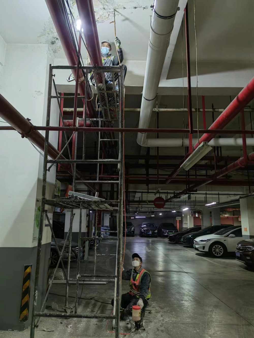 亚太商谷车库防水