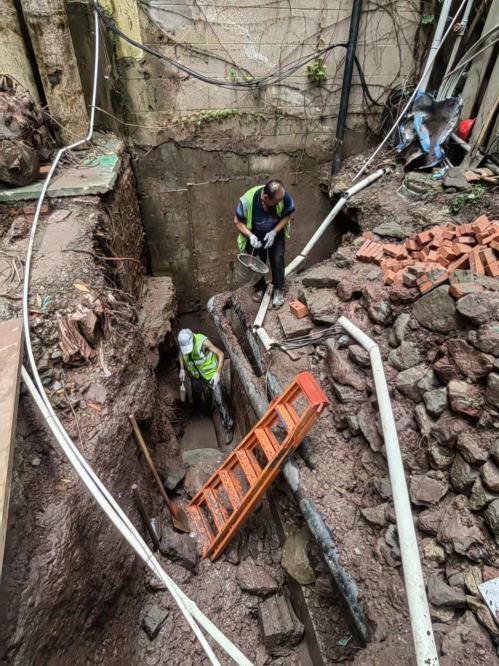 峰墅管理处雨污混排整改