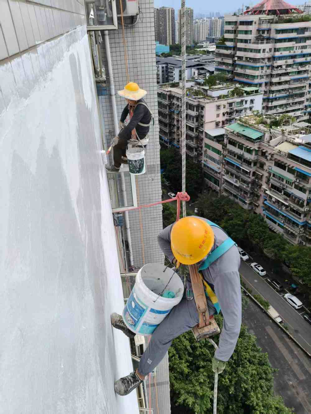 泰正花园外墙排危修复